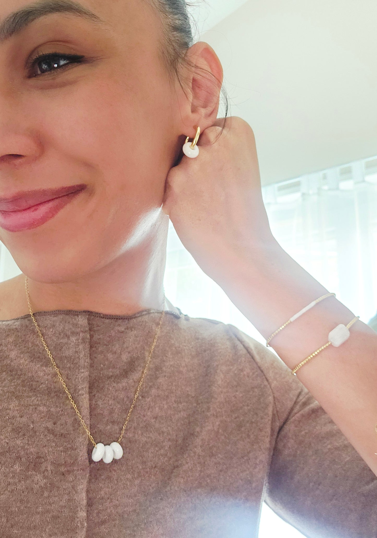 COLLIER | jade blanche