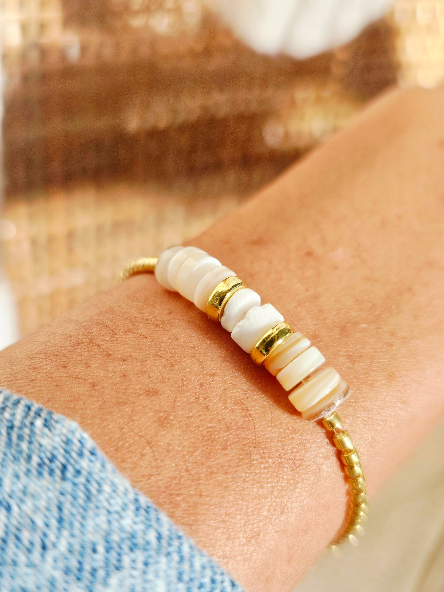 BRACELET | plage dorée