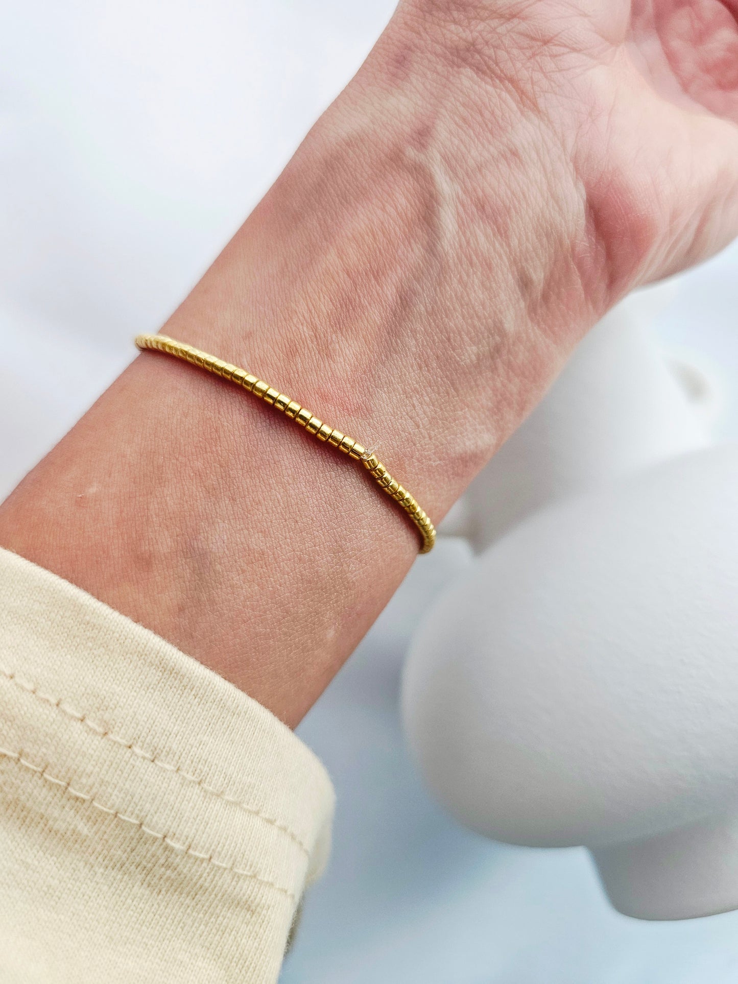 BRACELET | quartz blanc