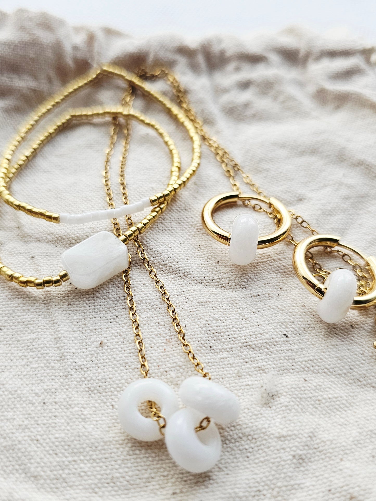 COLLIER | jade blanche