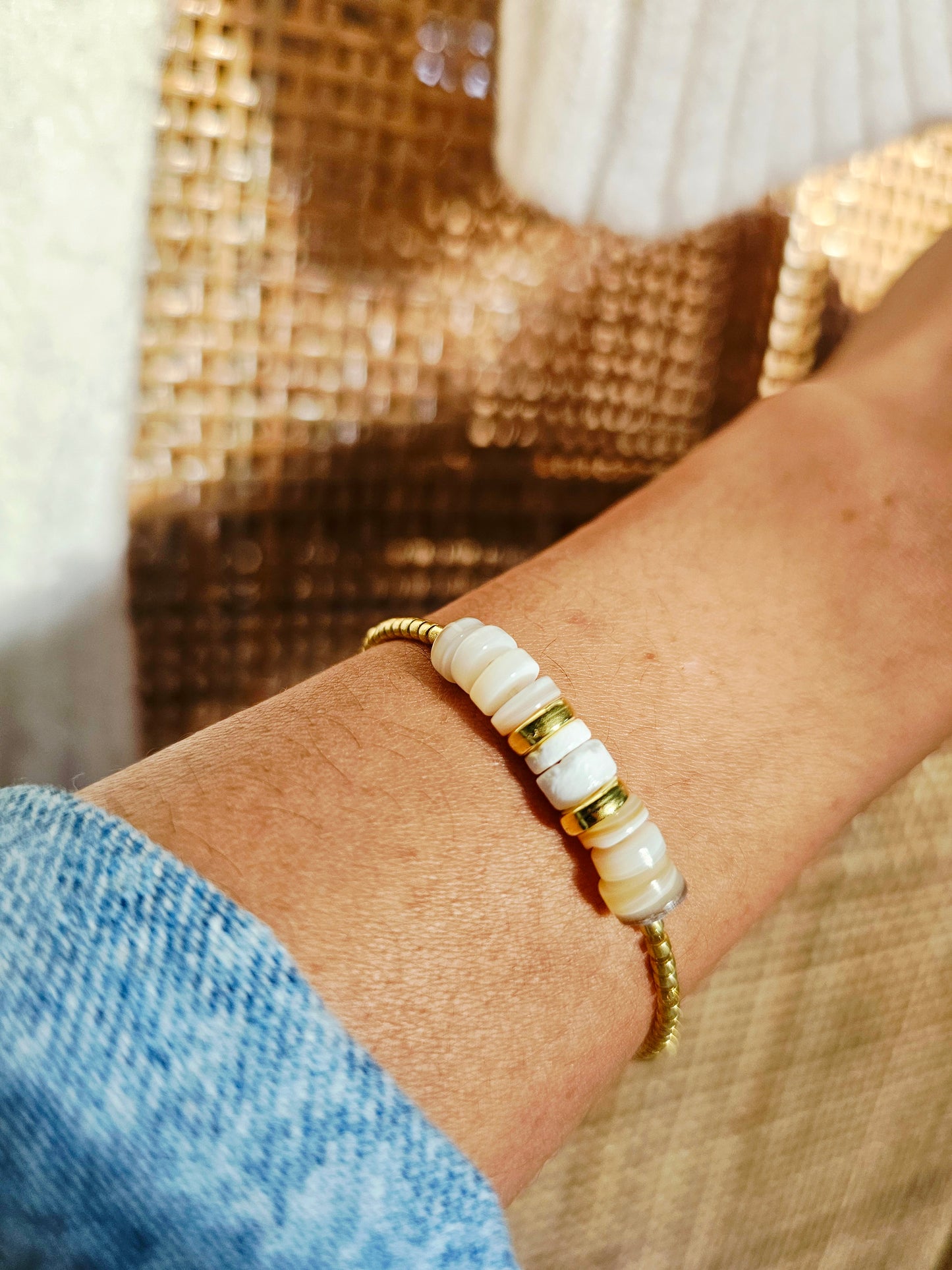 BRACELET | plage dorée