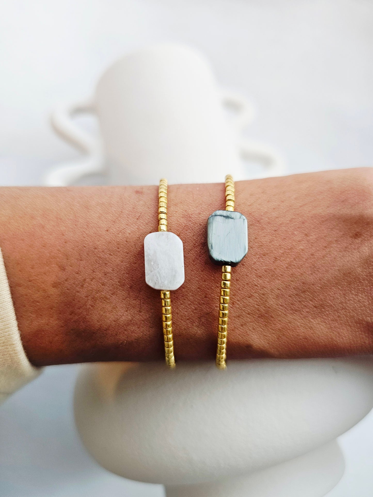 BRACELET | quartz blanc