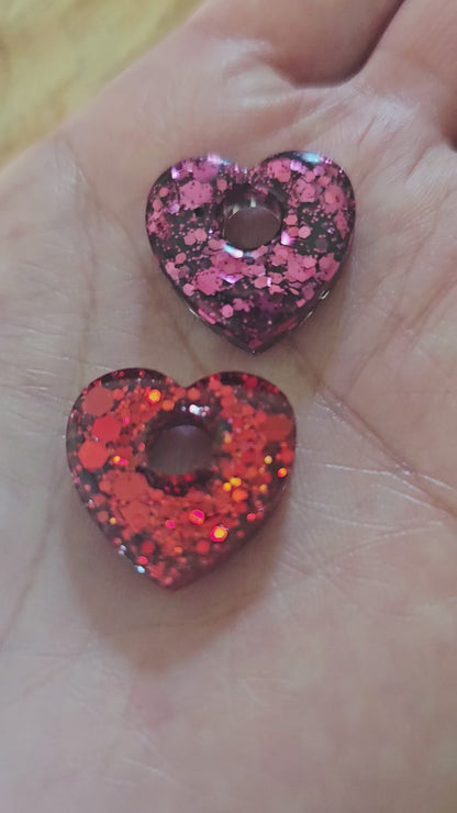 Cœurs | modèle 2 (paillettes)