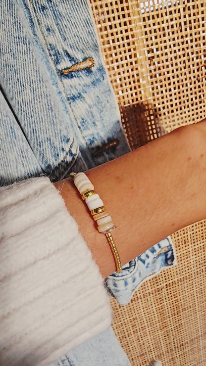 BRACELET | plage dorée