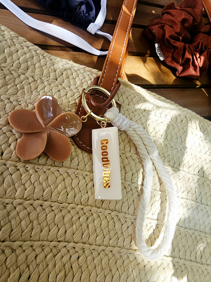 PORTE-CLEFS réversible | MARRON
