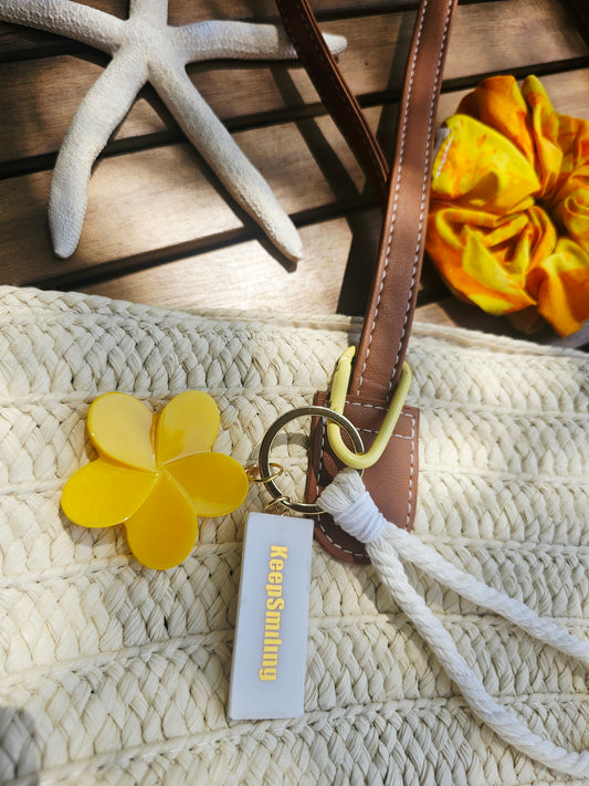PORTE-CLEFS réversible | JAUNE