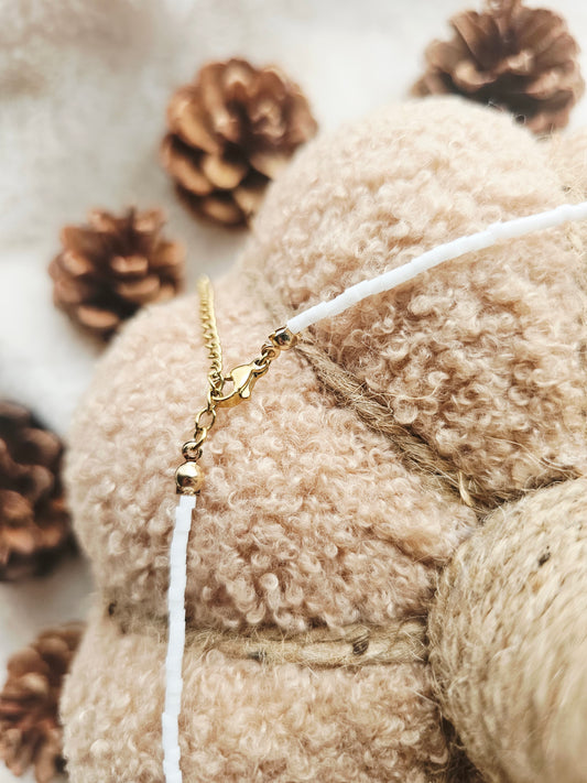 COLLIER court | blanc