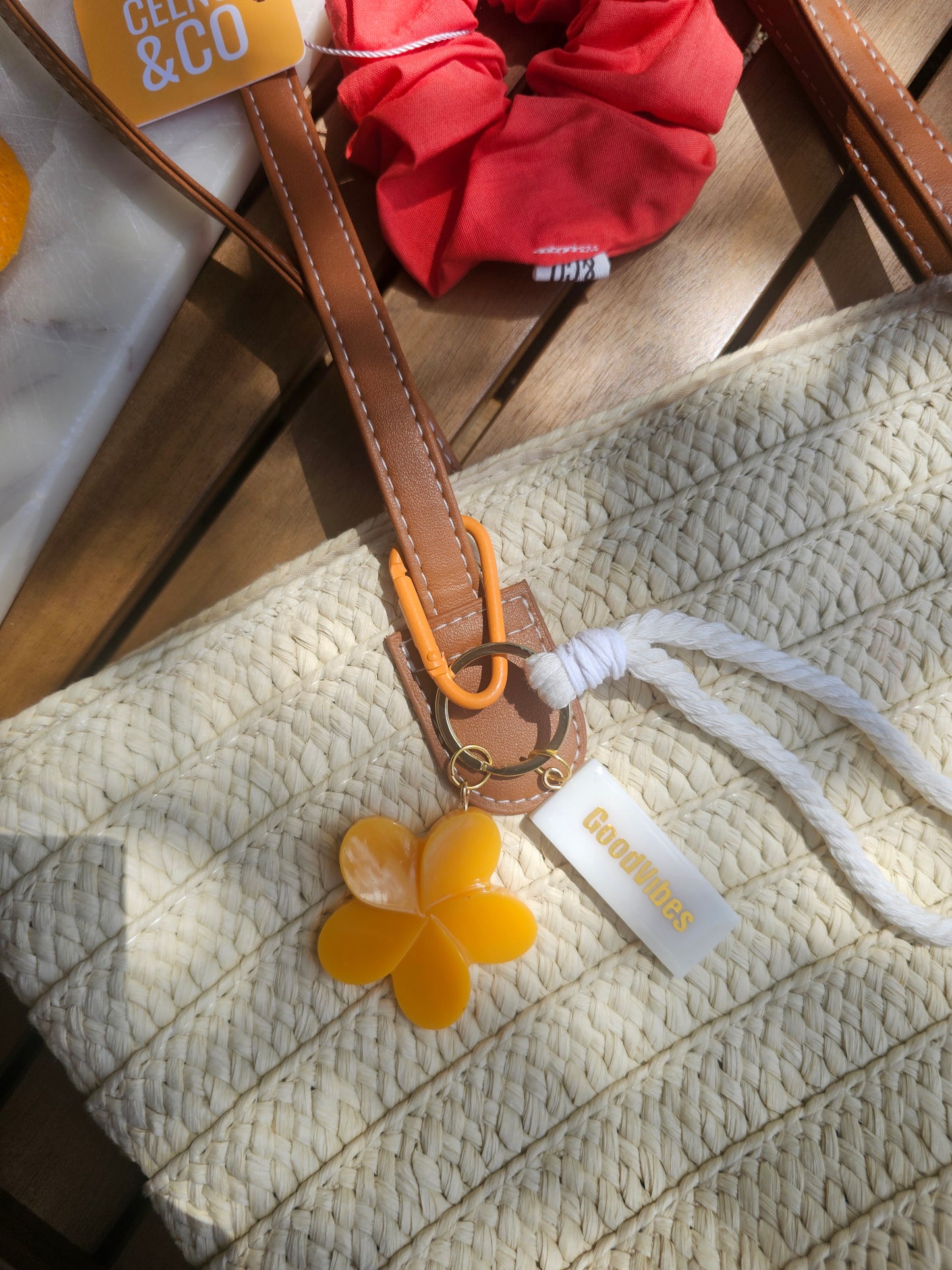 PORTE-CLEFS réversible | ORANGE