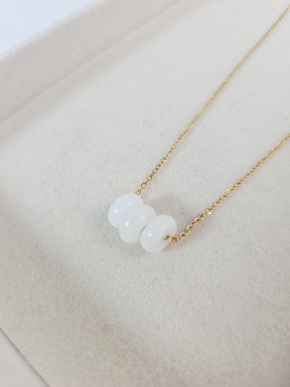 COLLIER | jade blanche