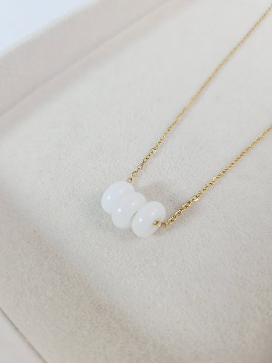 COLLIER | jade blanche