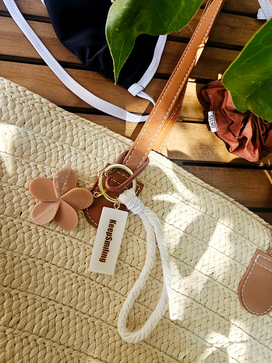 PORTE-CLEFS réversible | MARRON