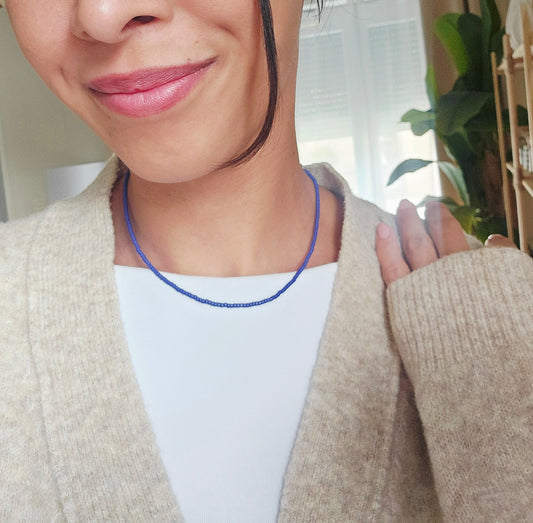 COLLIER court | bleu marine