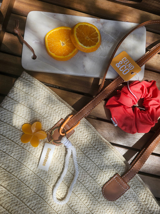 PORTE-CLEFS réversible | ORANGE